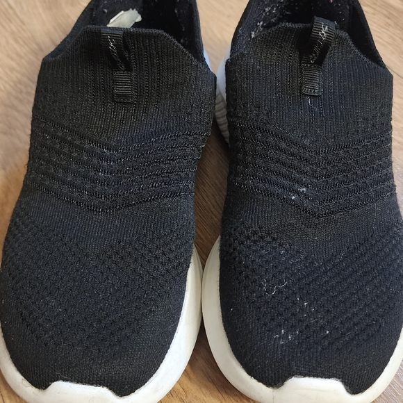 Black Womens  Slip-On Sketchers - Picture 2 of 7